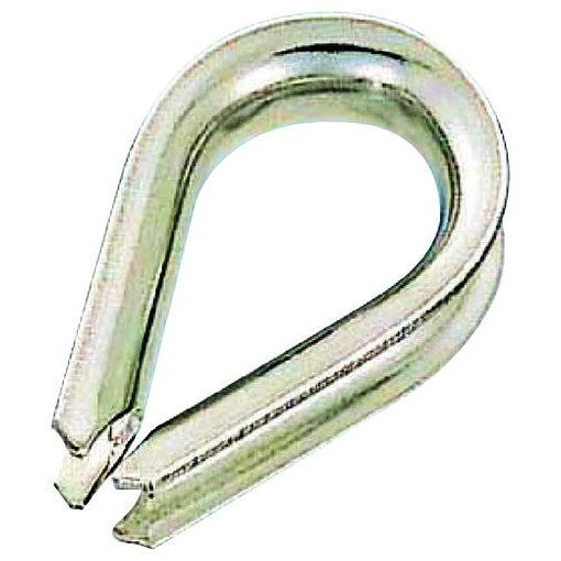 水本 ステンレス 板シンブル 使用ロープ径2.5mm 長サ16mm B1097 金物 建築資材 金物 建築資材 建築金物 荷役金具(代引不可)