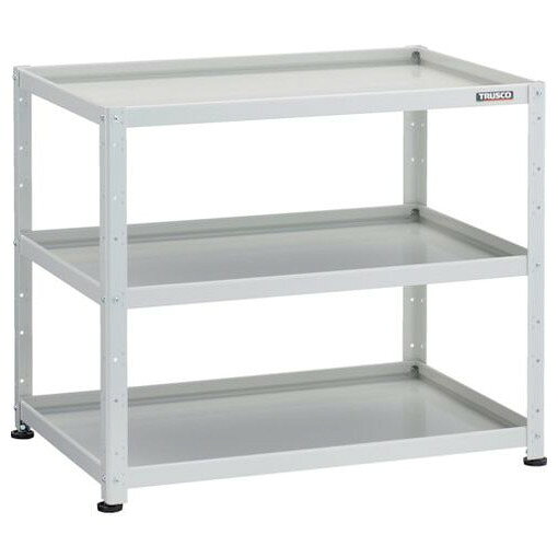 TRUSCO 小型物品棚 バーディワゴン固定型 900X600 3段 ホワイト BDWR993W 物流 保管用品 物流 保管用品 ツールワゴン スチール製ワゴン(ボルトタイプ)(代引不可)【送料無料】