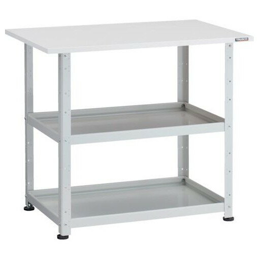 TRUSCO 小型物品棚 バーディワゴン固定型 750X500 天板付 ホワイト BDWR972TW 物流 保管用品 物流 保管..