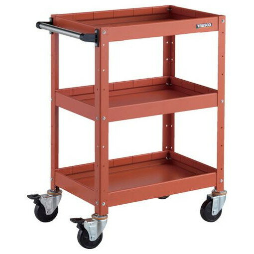 TRUSCO ツールワゴン バーディワゴン 600X400XH880 深3段 オレンジ BDW963F3OROR 物流 保管用品 物流 ..