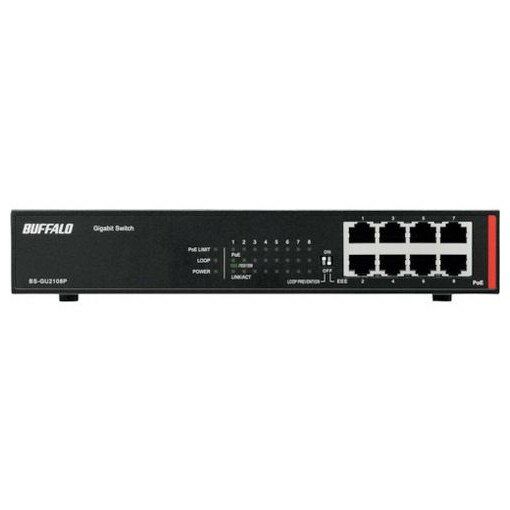 バッファロー 法人向ケ Giga対応 Layer2 アンマネージスイッチ 8ポート BSGU2108P 電子機器 電子機器 電設配線部品 LANケーブル(代引不可)【送料無料】