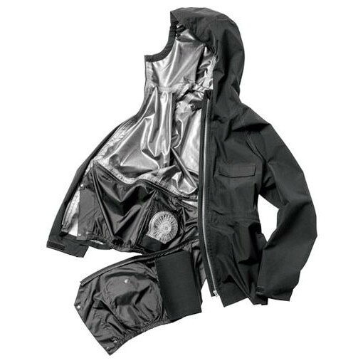 マック フォーシーズンレインスーツ ブラック LL AS933BKLL 保護具 保護具 作業服 ...