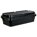 TRUSCO トランクカーゴ フラット天板仕様 浅型 40L 黒 BLKCFL70 物流 保管用品 物流 保管用品 収納用品 道具箱(代引不可)【送料無料】