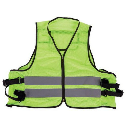 TRUSCO 安全ベスト(耐刃・耐突用) イエロー BRVY 環境改善用品 環境改善用品 防災 防犯用品 防犯用ウェ..