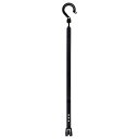 日動 万能フッカー 400mm 丸フック付 【ブラック】 BH400SHBK 梱包用品 梱包用品 テープ用品 仮止め 結束テープ(代引不可)