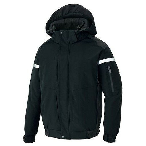 アイトス フルハーネス対応防寒ブルゾンブラックM AZ8976010M 保護具 保護具 作業服 防寒着(代引不可)【送料無料】