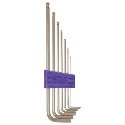 エイト 六角棒スパナ ボールポイント エキストラロング7本セット 1.5~6mm BHS7 手作業工具 手作業工具 ドライバー 六角棒レンチ 六角棒レンチ(代引不可)【送料無料】