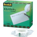 3M メンディングテープエコノパック 18mmX30m 巻芯径25mm 12巻入(代引不可)【送料無料】