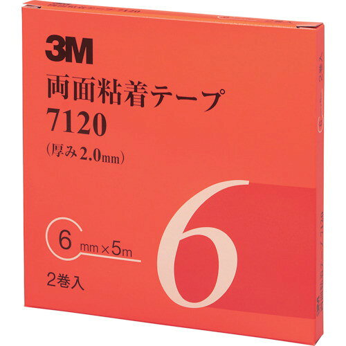 メーカー：スリーエムジャパン【商品特徴】●自動車メーカーが車両生産工程で使用している両面粘着テープです。●耐候性に優れ、高い接着力とシール性を長期間に渡って維持します。●自動車メーカーで長年にわたる採用実績を持つ、両面粘着テープです。●対候性・耐久性に優れ、長期間高い接着力を維持します。●柔軟なフォームでなじみが良く、作業性に優れます。【用途】●自動車外装部品固定。●切断にはカッターが必要●サイドモールの接着●バンパーモール、バンパープロテクターの接着●各種内外装部品やアクセサリーなどの接着【仕様】●色：グレー●幅(mm)：6●長さ(m)：5●厚さ(mm)：2.0●粘着力(N/10mm)：17.4【材質/仕上】●基材:アクリルフォーム●粘着剤:アクリル系【注意事項】●プライマーには別売のK500 AADをご使用ください。質量：120g原産国（名称）：日本JAN：4547452446070※メーカーの都合によりパッケージ、内容等が変更される場合がございます。当店はメーカーコード（JANコード）で管理をしている為それに伴う返品、返金等の対応は受け付けておりませんのでご了承の上お買い求めください。【代引きについて】こちらの商品は、代引きでの出荷は受け付けておりません。【送料について】北海道、沖縄、離島は別途送料を頂きます。