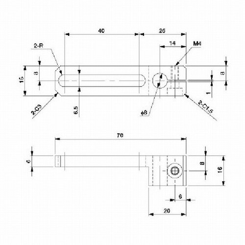 Rakuten - アインツ スライド40BKT・W・φ8 アインツ N01863106 メカトロ部品 軸受 駆動機器 伝導部品 ロボットハンド用パーツ(代引不可)