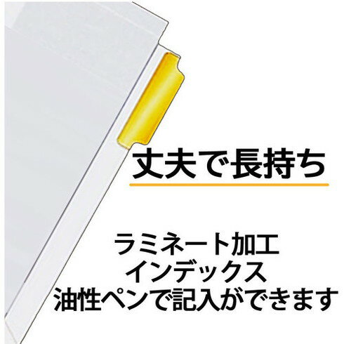 マルマン A4 ラミタブ見出シ 2穴 6山10組 マルマン LT4206F オフィス 住設用品 文房具 ファイル(代引不可)