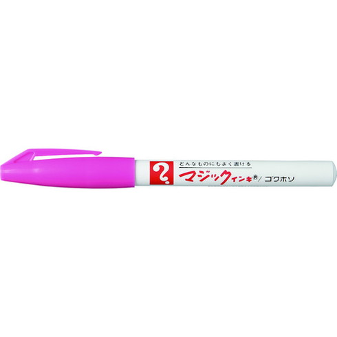 【商品スペック】特長●線幅0.7mmの極細タイプです。●携帯性に優れたクリップ付きです。●使いきりタイプです。●アルコール系インキ使用です。用途●事務用、宛名書きに。仕様●インク色：桃●タイプ：キャップ式●文字サイズ：極細字●筆記線幅(mm)：1●色：桃仕様2●GPNエコ商品ねっと掲載品●グリーン購入法適合商品材質／仕上セット内容／付属品注意【代引きについて】こちらの商品は、代引きでの出荷は受け付けておりません。【送料について】北海道、沖縄、離島は送料を頂きます。