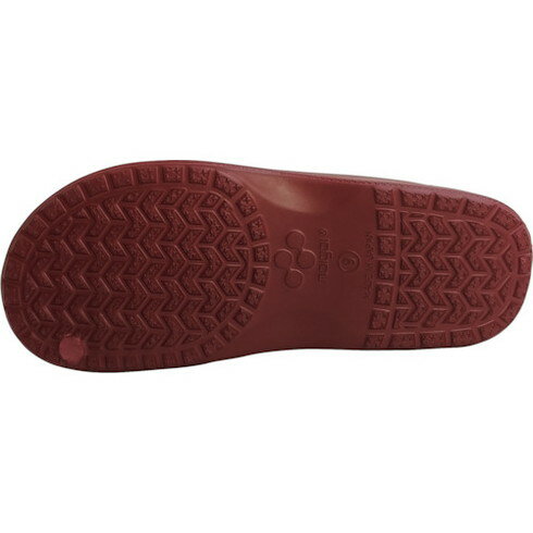 内外ゴム ジャストモード500 ワイン 8号(25.0~25.5cm) 内外ゴム JM500WIN8 保護具 安全靴 作業靴 サンダル スリッパ(代引不可)