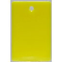 TRUSCO スチロール番号札 無地 長方形 大 57X38mm 5枚入 黄色 TRUSCO TRFLY 安全用品 標識 標示 サインプレート(代引不可)