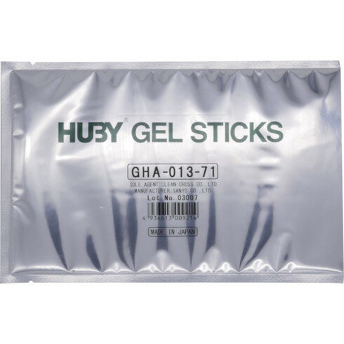 HUBY GEL STICKS Φ1.3mmX71mm HUBY GHA01371 研究用品 クリーンルーム関連用品 綿棒(スワブ)(代引不可)