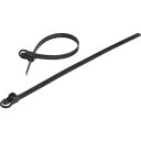 TRUSCO 簡単解除 リリースタイ 幅7.5mmX200mm 黒色 TRUSCO TRHB200BK 電子機器 電設配線部品 ケーブルタイ(代引不可)