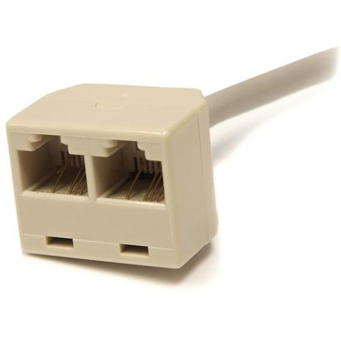 スターテック LANケーブル分岐用アダプター/2分岐/RJ45モジュラー分岐スプリッタ スターテック RJ45SPLITTER 電子機器 電設配線部品 LANケーブル(代引不可)