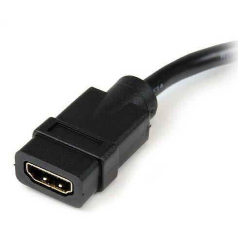 スターテック ディスプレイ変換ケーブル/HDMI - DVI-D/20cm/HDMIメス・DVIオス ス...