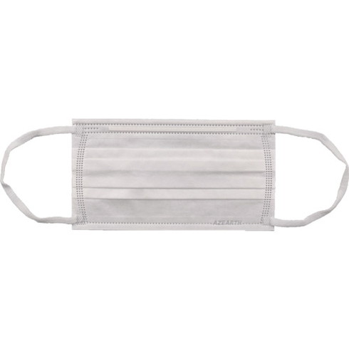 アゼアス 不織布3層マスク アゼアス HM39939 保護具 マスク 耳栓 一般作業用マスク(代引不可)