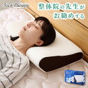 整体師が勧める頸椎安定枕 約32×54cm Neck Therapy 低反発ウレタンフォーム いびき対策 体圧分散 くぼみ設計 快眠枕 首サポート カバーが洗える 仰向け 横向き メッシュ 枕 マクラ ネックセラピー(代引不可)【送料無料】(3)