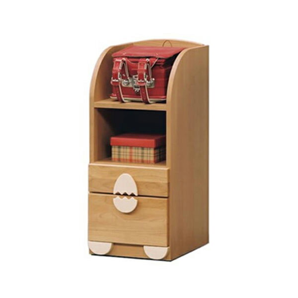 チェストラック 幅34cm 子供 【国産 大川家具 完成品】 家具 木目 木製 子供部屋 チェスト 棚 収納(代..