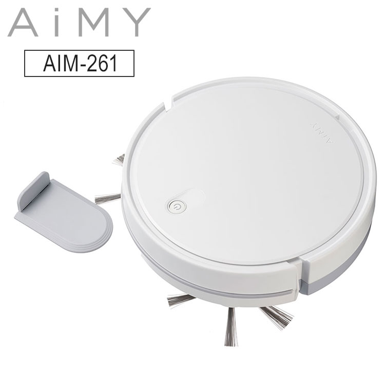 AiMY ロボットクリーナー ロボット掃除機 自動で帰還 センサー 落下防止 フローリ...