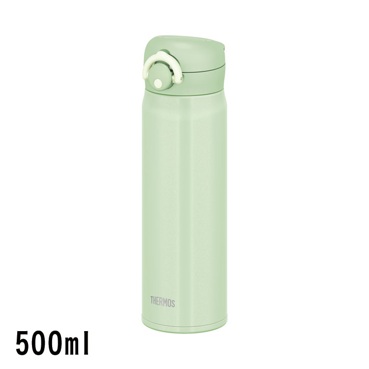 サーモス THERMOS 真空断熱ケータイマグ 500ml JNR-502 MG ミントグリーン ワンタッチ 軽量 コンパクト 保温 保冷 ステンレス ボトル 水筒 携帯マグ 丸洗い【送料無料】