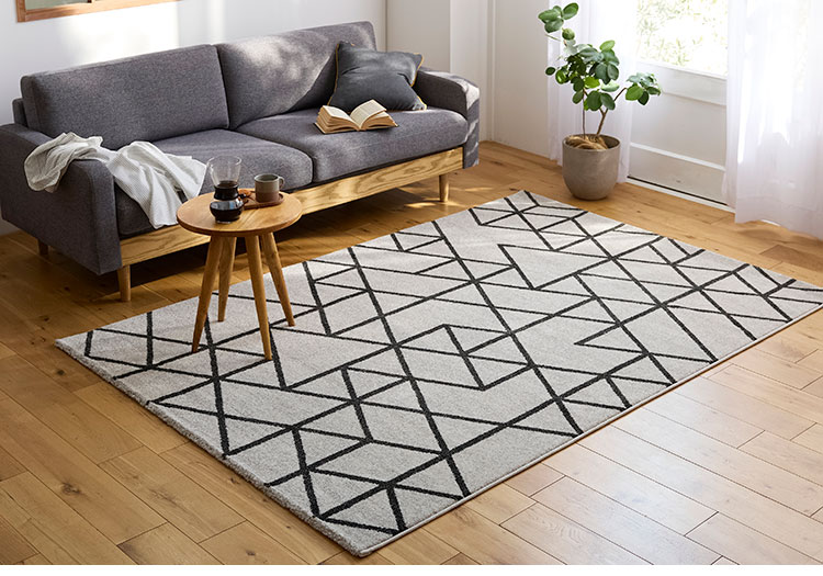 ラグ グラッド 140×200cm ラグマット おしゃれ パイル 家庭用 子ども ペット カーペット 絨毯 ブラウン 長方形 リビング ダイニング フローリング 模様替え 新生活(代引不可)【送料無料】
