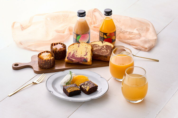 ホシフルーツ 彩り果実のカフェギフト A パウンドケーキ カップケーキ ブラウニー 詰め合わせセット(代引不可)【送料無料】 rcmdva-14629511 リコメン堂ホームライフ館 サンプル画像2