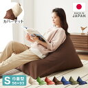 日本製 カバーリング ビーズクッション 巾着型 レゴリス Sサイズ 専用カバー 本体セット 洗えるカバー 同色 セット 国産 クッション おしゃれ コンパクト(代引不可)【送料無料】(3)