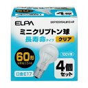 長寿命ミニクリ54W4P EKP100V54LW(C)4P エルパ ELPA 朝日電器