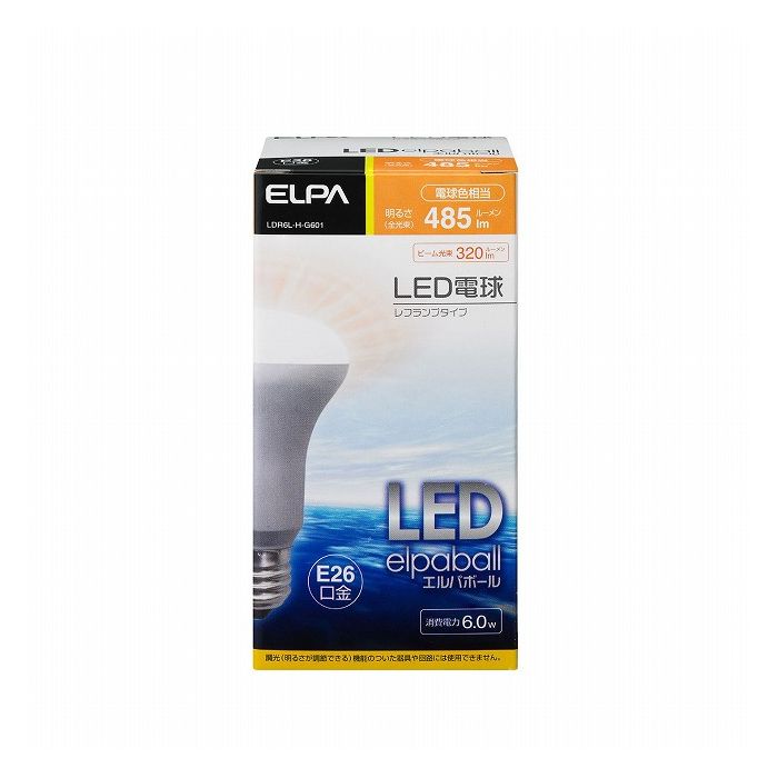 Other - LED電球レフ形(485Lm) LDR6L-H-G601 エルパ ELPA 朝日電器【送料無料】