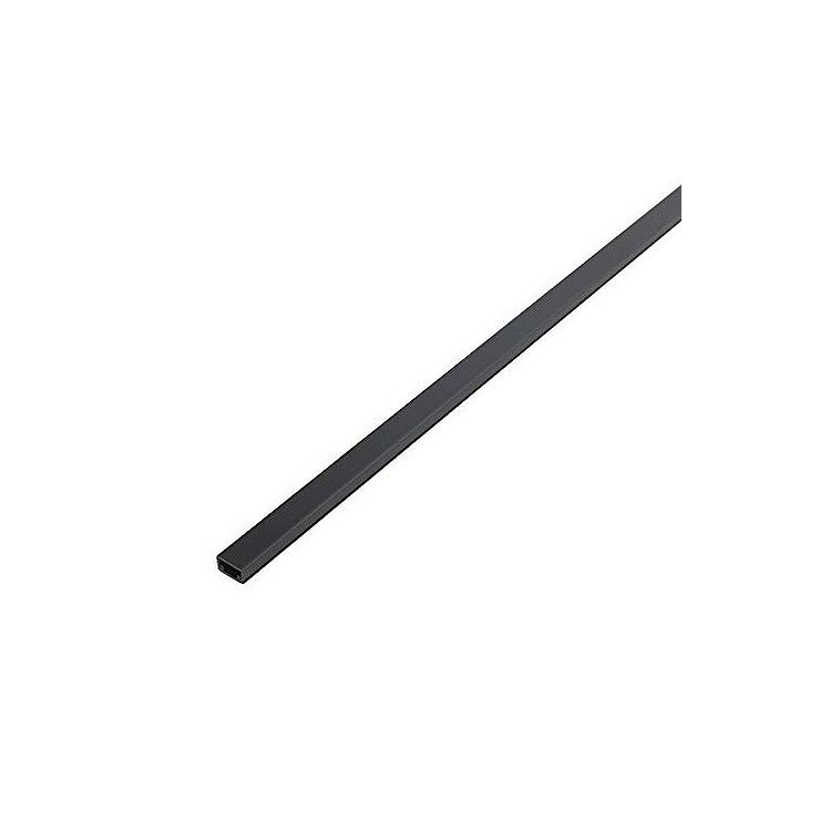 【商品詳細】■材質：ABS樹脂■全長：1m■本体サイズ：1000(H)×12(W)×8(D)mm■重量：61g■適合ケーブル：　・UTP0.5×2P　・警報装置線　・火災報知器線■カラー：ブラック■テープ付■ミニ【送料について】北海道、沖縄、離島は送料を頂きます。