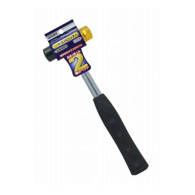 商品説明文●家具・木製品の組立に最適スペック●家具・木製品の組立に最適●〇相手材をキズつけにくい〇用途で選べる2種のヘッド●柄材質：スチール●パッケージサイズ84x275x28mm●中国【代引きについて】こちらの商品は、代引きでの出荷は受け付けておりません。【送料について】沖縄、離島は送料を頂きます。
