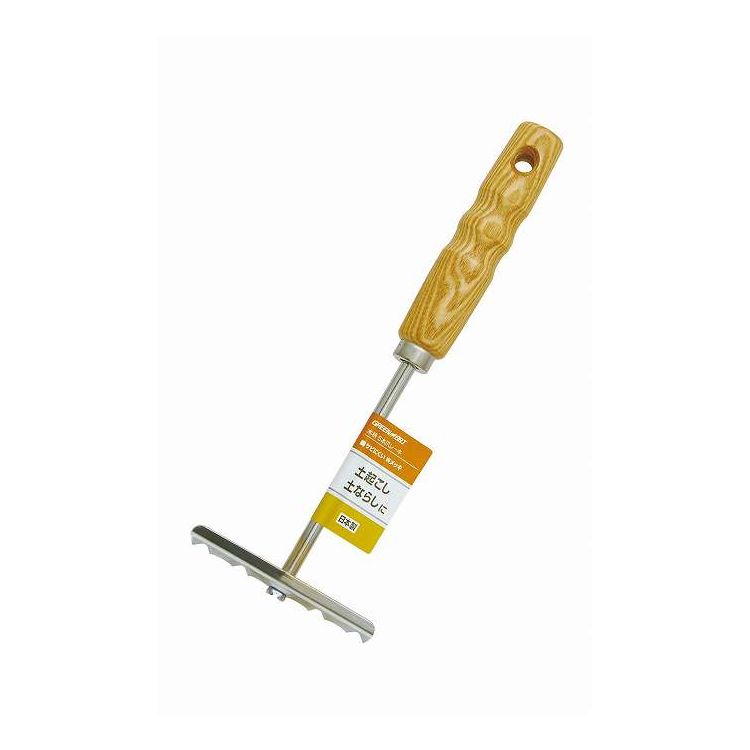 GA 木柄5本爪レーキWクロームメッキ(代引不可)