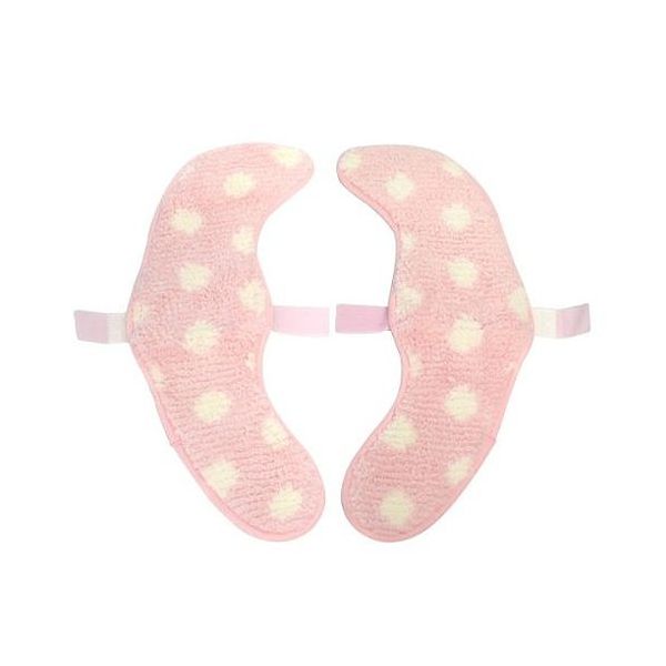 カキウチ トイレファブリック ドットピンク 幅17×奥行40×高さ0.5cm