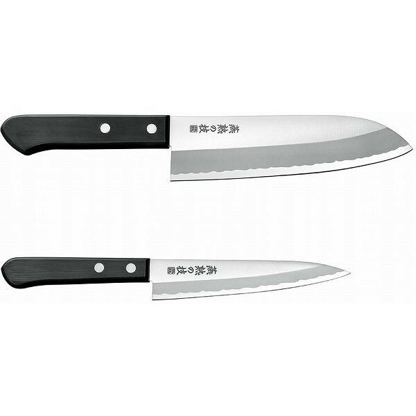 日本製 燕三条 三徳包丁165mm&ペティナイフ135mm(代引不可)【送料無料】