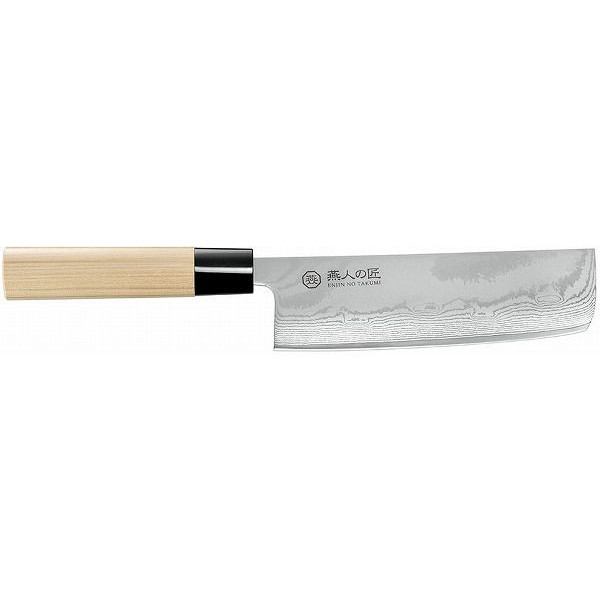 Sanjo High-Carbon Steel 165mm Nakiri (Vegetable Chopper) | Japanese Kitchen Knife