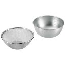 日本製 燕三条 ストロングメッシュザル19cm&ボウル18cm(代引不可)【送料無料】(3)