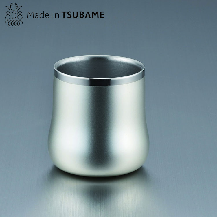 18-8ステンレス二重構造 エレガンス DXフリーカップ230ml シャンパンシルバー(代引不可)【送料無料】