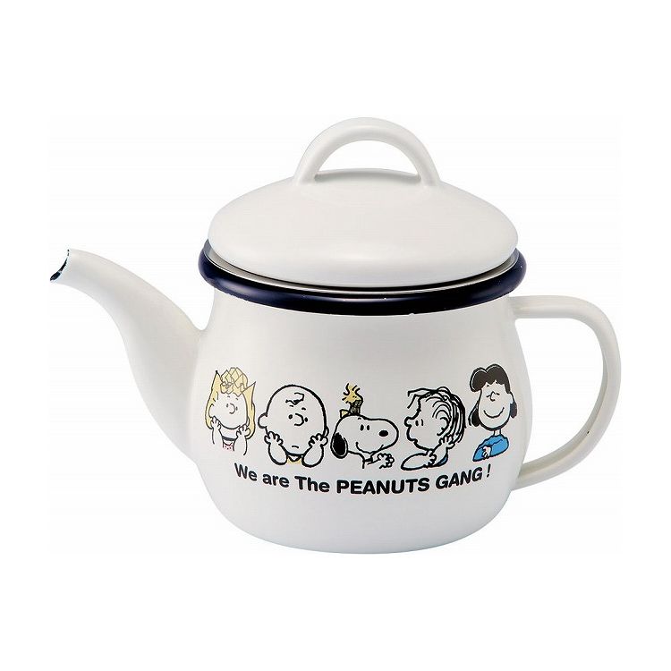 ホーロー ティーポット ブレイクタイムシリーズ スヌーピー ピーナッツ かわいい キッチン ポット ケト..