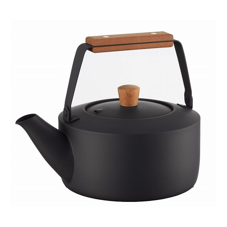 宮崎製作所 茶き くろいろケトル(小)IH対応 国産 やかん ポット シンプル 麦茶 出汁 湯沸かし ヤカン ..