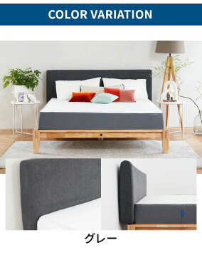 グーグー ヘッドボード シングル 66cm×14cm×109cm クッション 後付け(代引不可)【送料無料】