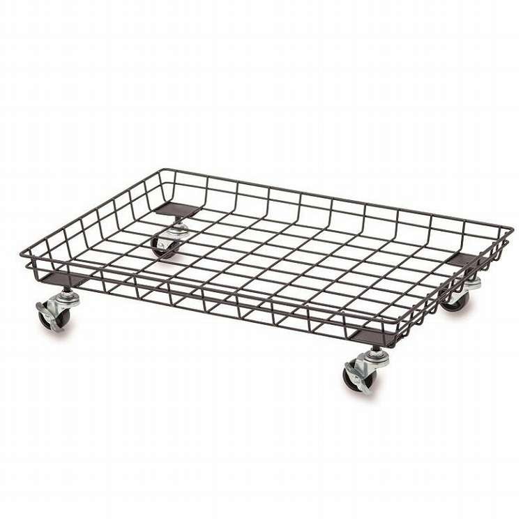 63687 キャスターバスケット ブラック(代引不可)【送料無料】(3.0)