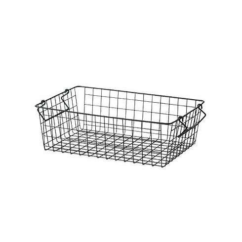 63672 スタッキングバスケット ブラック(代引不可)【送料無料】