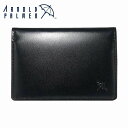 Arnold Palmer アーノルドパーマー 牛革 2面パスケース 4AP3490BK- ブラック(代引不可)【送料無料】