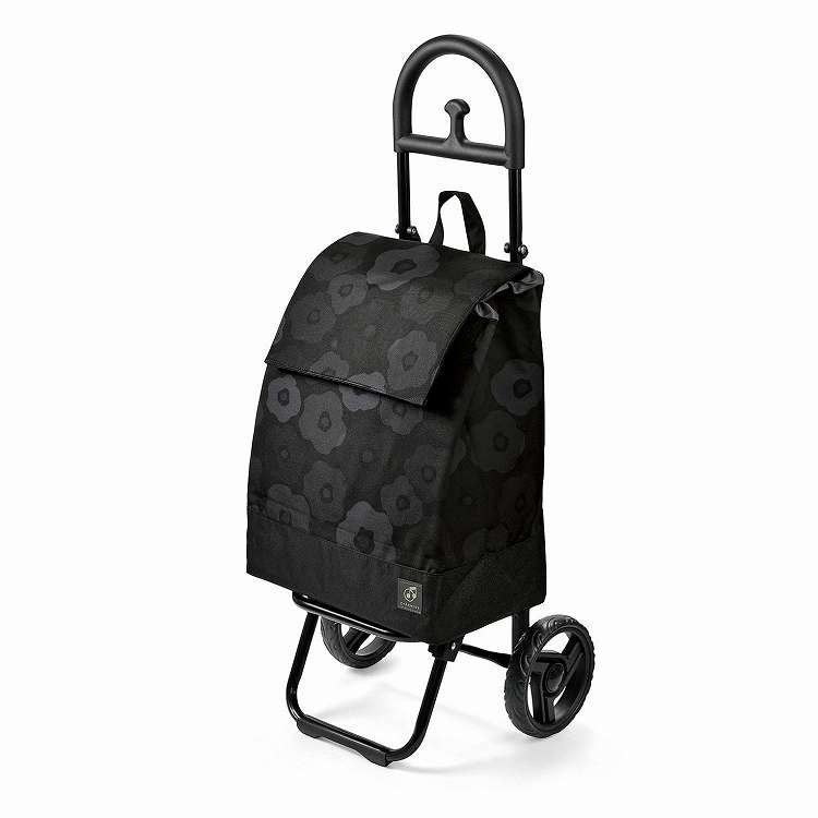 CHARMISS シャルミス ショッピングカート 花柄 ブラック 15-5039-10(代引不可)【送料無料】