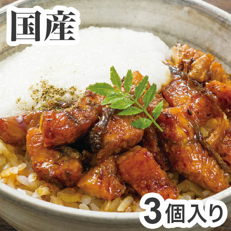 盖饭 - 京料理六盛 国産うなとろセット 3個入り うなぎ とろろ 鰻 ギフト お中元 夏ギフト(代引不可)【送料無料】