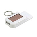 【5個セット】 ARTEC ソーラーLED付ホイッスルキーホルダー ATC21653X5