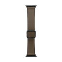 LEPLUS NEXT Apple Watch 38/40/41/42mm バンド CORVIN 裏面ラバーマグネットレザーバンド ダークブラウン LN-AW41B43BR【送料無料】